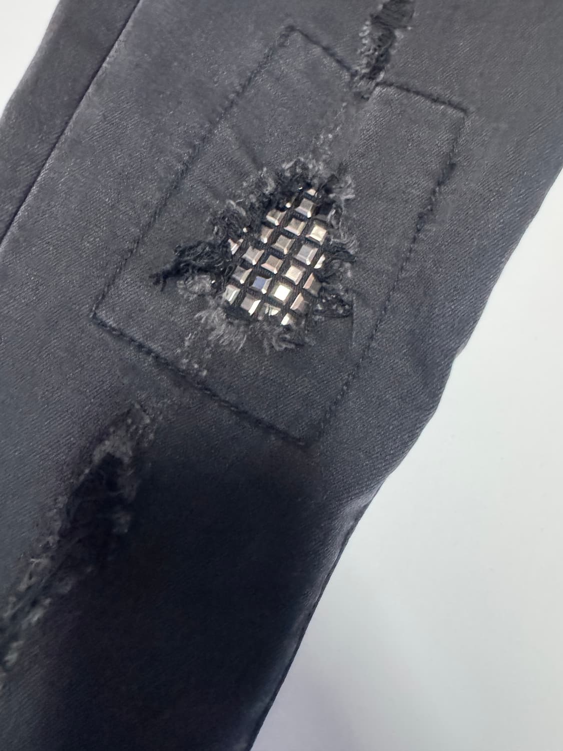 희귀!! 여성 돌체앤가바나 바이커 자물쇠 디테일 데님팬츠 상품이미지5