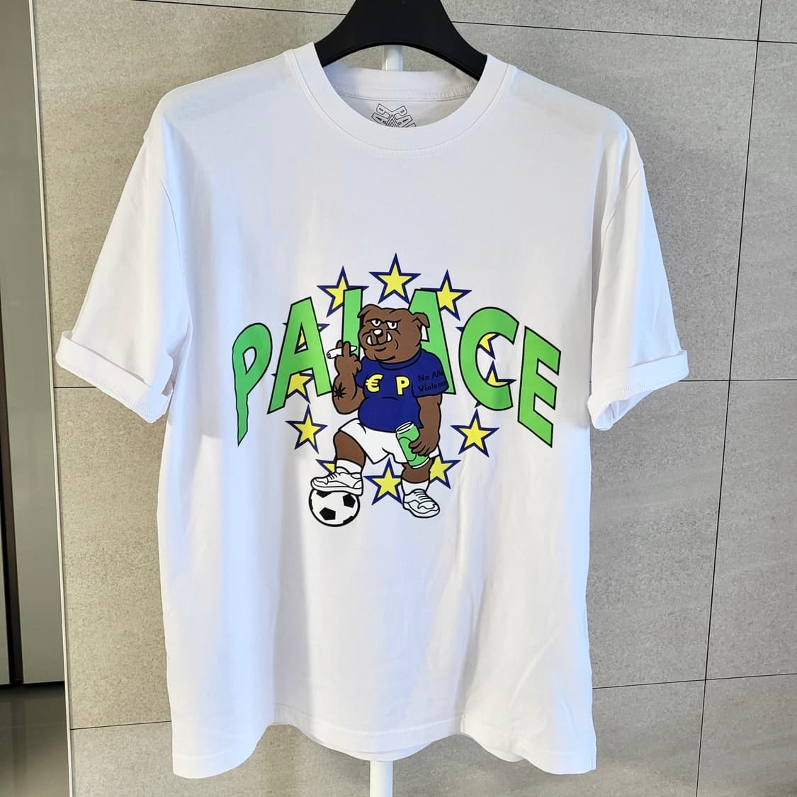 팔라스 압구정 불독 프린팅 반팔 티셔츠 상품이미지1