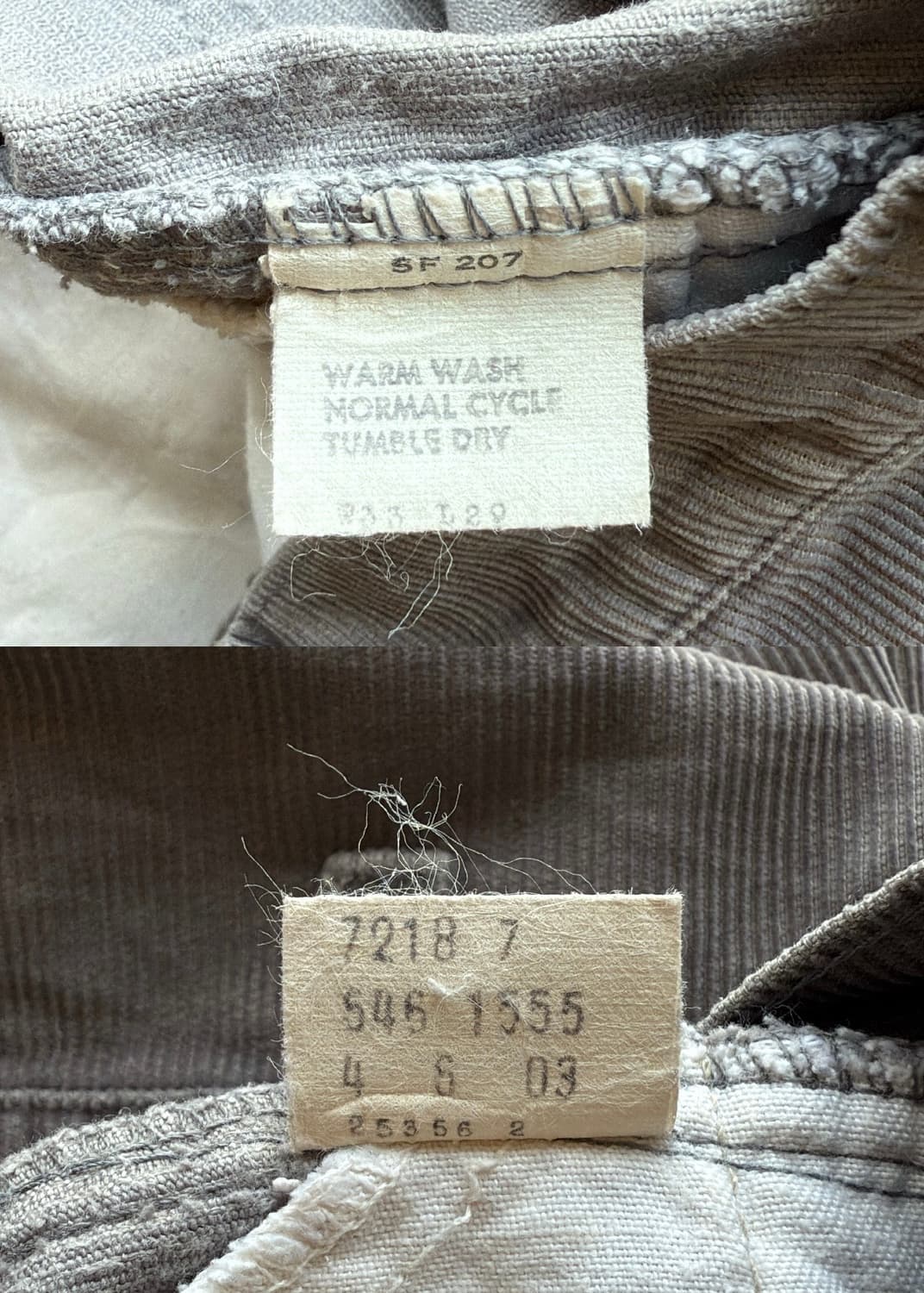 리바이스 70s 646 벨바텀 부츠컷 코듀로이 팬츠 상품이미지10