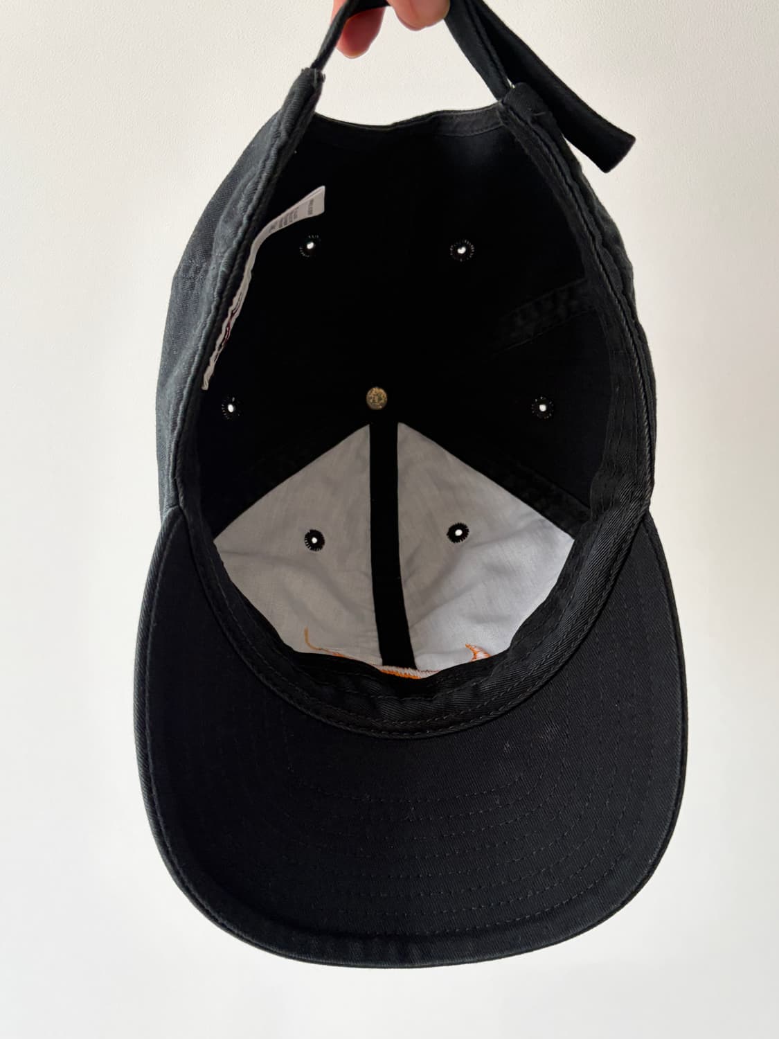 90s 올드 나이키 old nike 오렌지 스우시 블랙 볼캡 상품이미지5