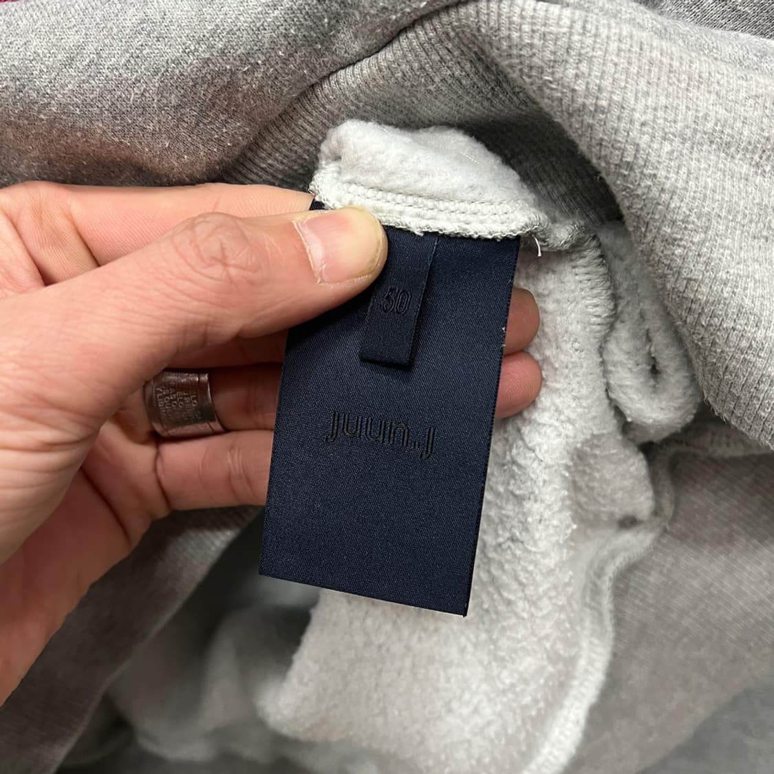 JUUN.J 준지 J 프린트 스웻 맨투맨 50 L 상품이미지4