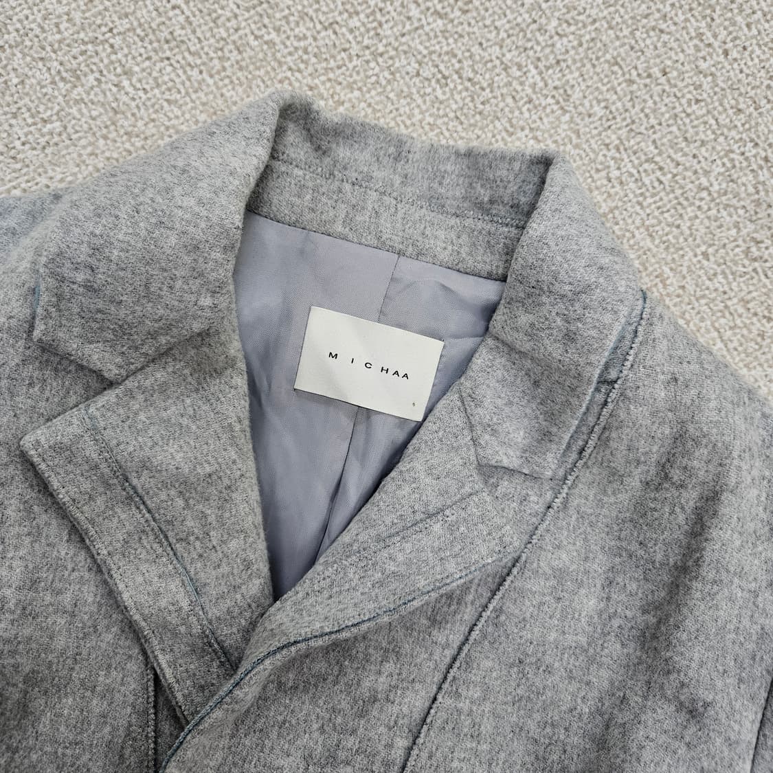 [82-155] 미샤 울 앙고라 코트 자켓 1210J1 상품이미지2
