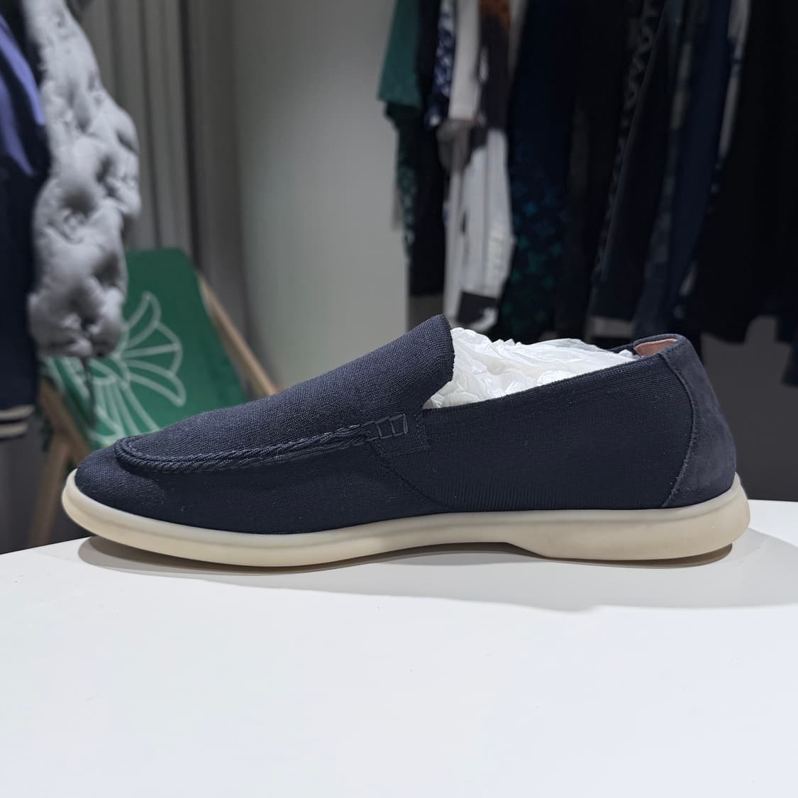 (A/42) / 로로피아나 썸머워크 로퍼 네이비 상품이미지6