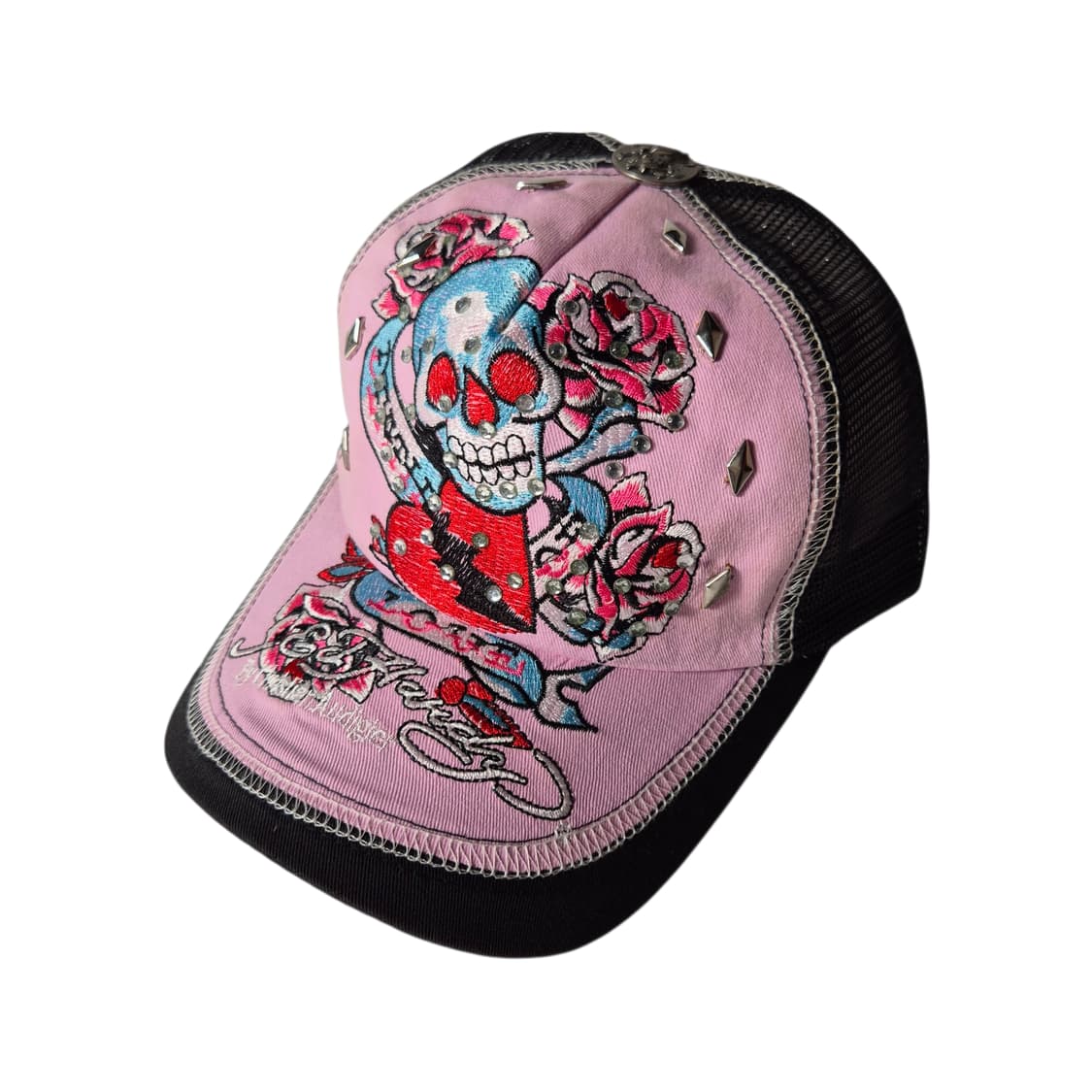 EDHARDY) 에드하디 올드스쿨 큐빅 해골 매쉬캡 상품이미지2
