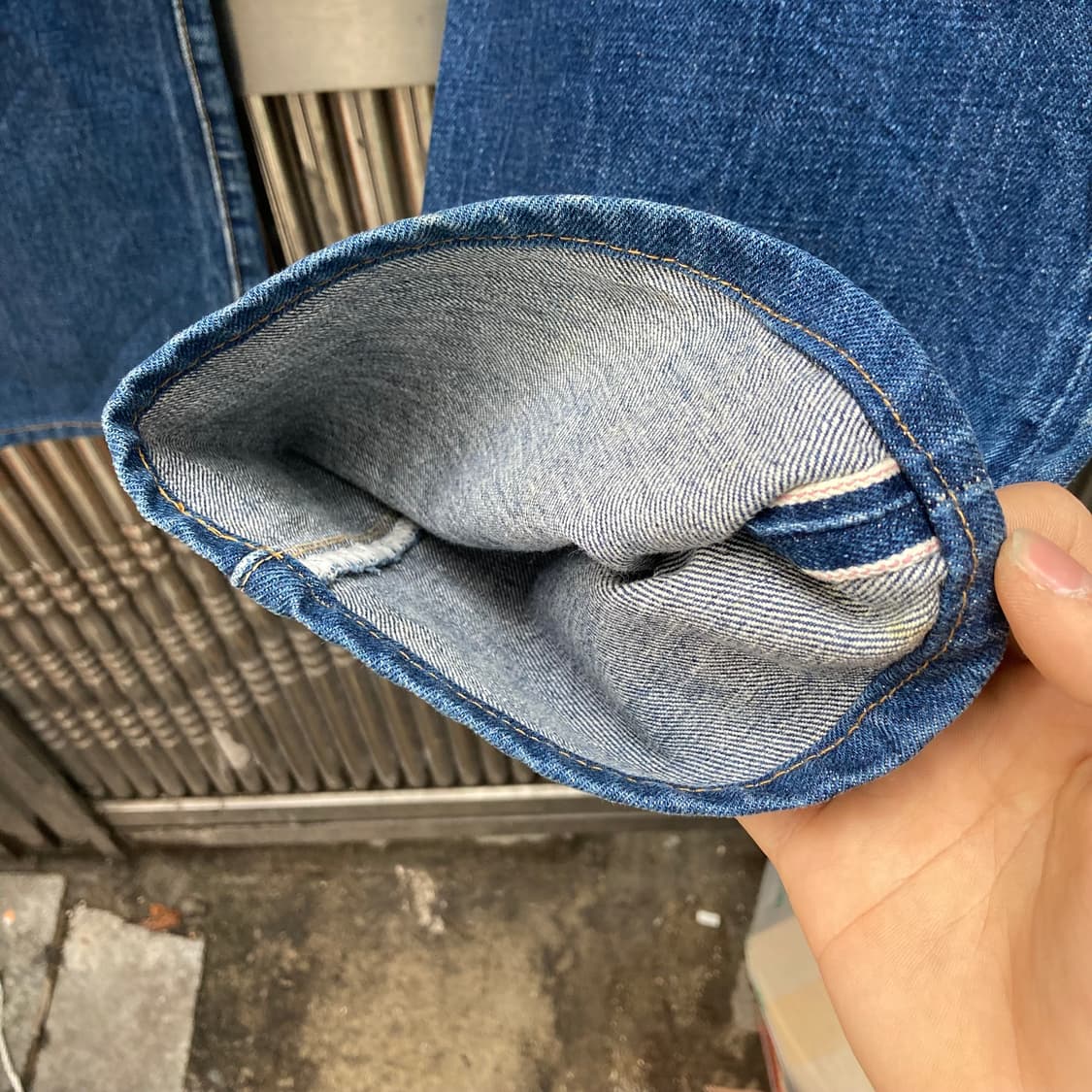 빈티지 슈가케인 워싱 셀비지 데님 팬츠 청바지 상품이미지6