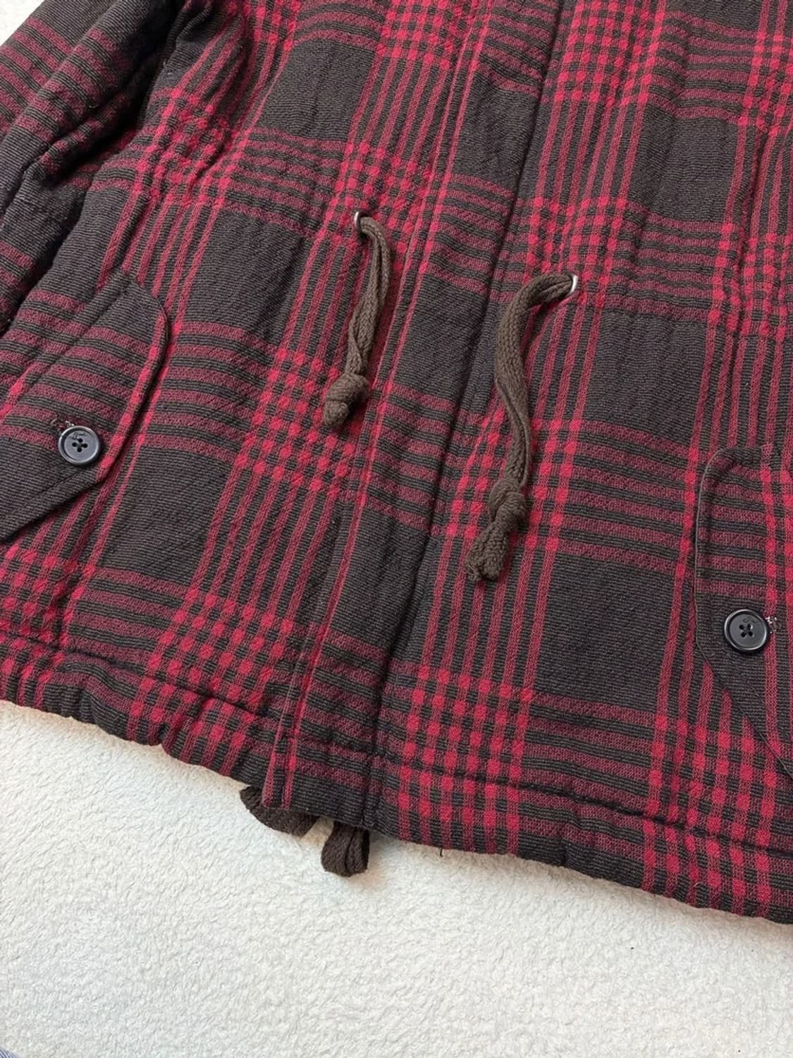 디젤 DIESEL 00's Y2K 하이넥 드로우스트링 자켓 PN6100 상품이미지5