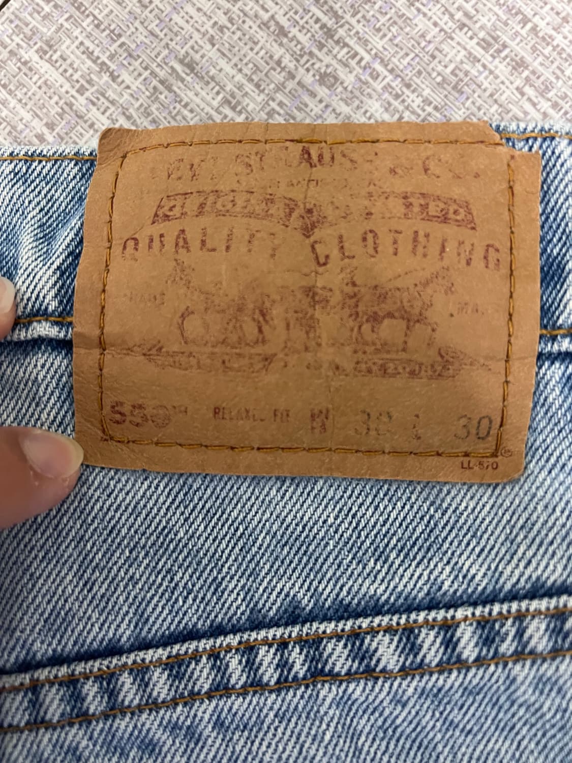 90's levis 550 (36 x 30) 상품이미지4