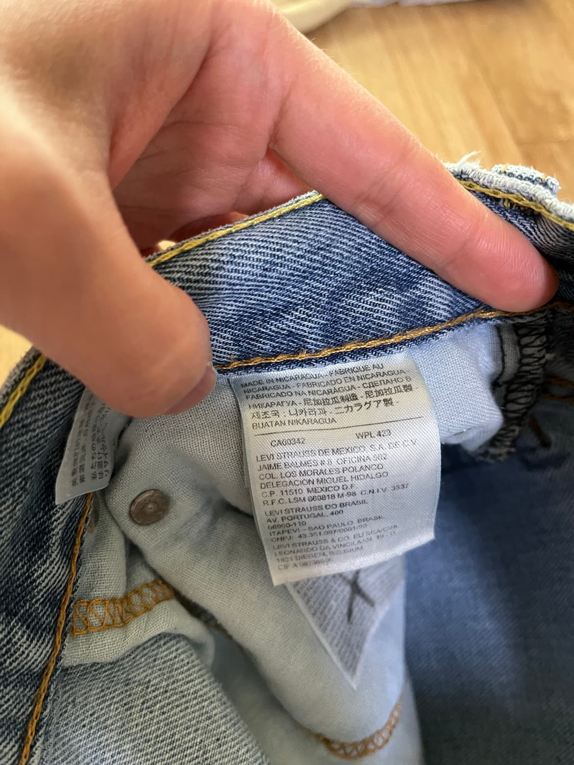 빈티지 리바이스 517 32*30 연청 판매 상품이미지4