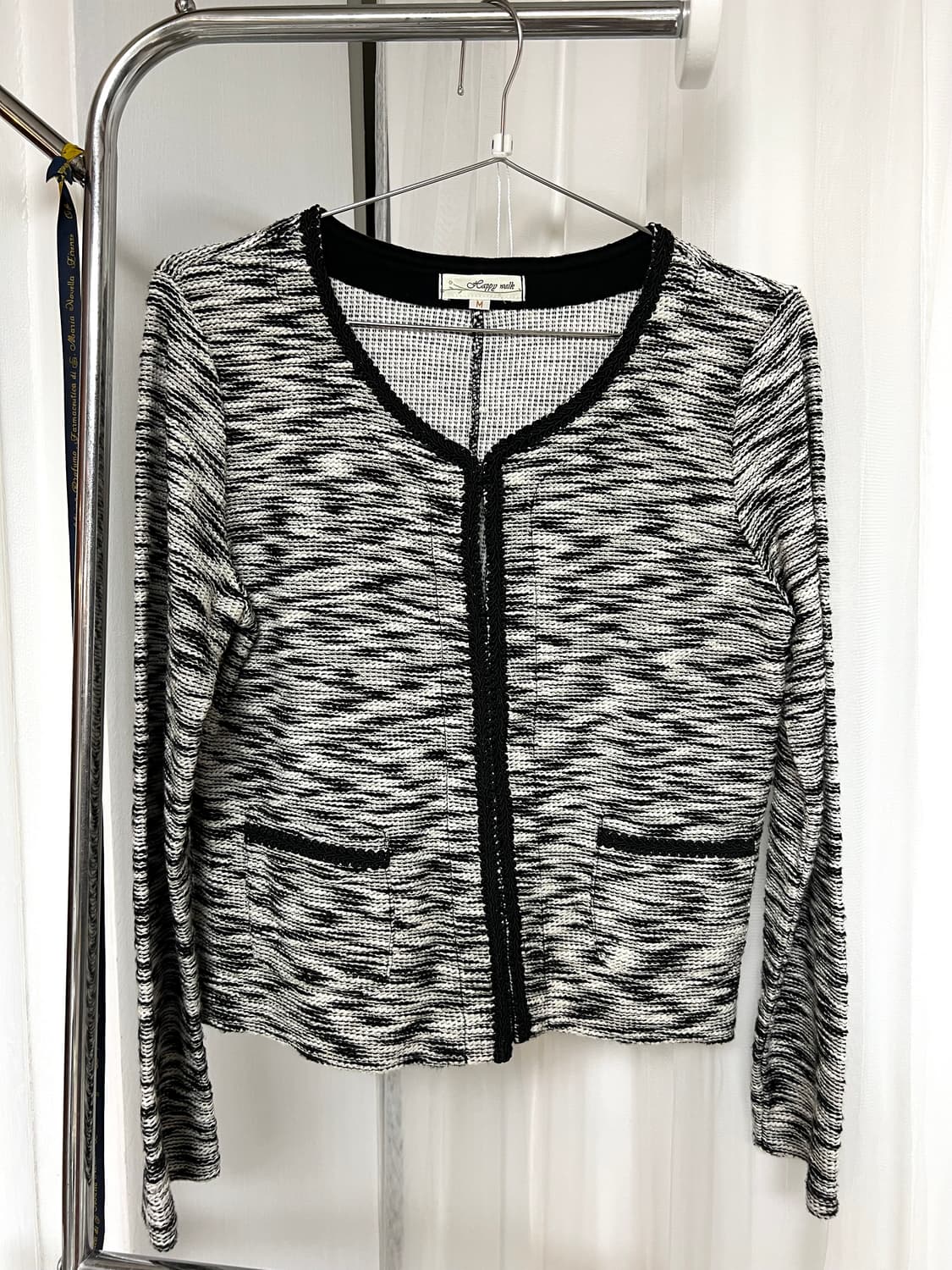 Happy walk트위드 가디건 지브리 자켓 M 상품이미지9