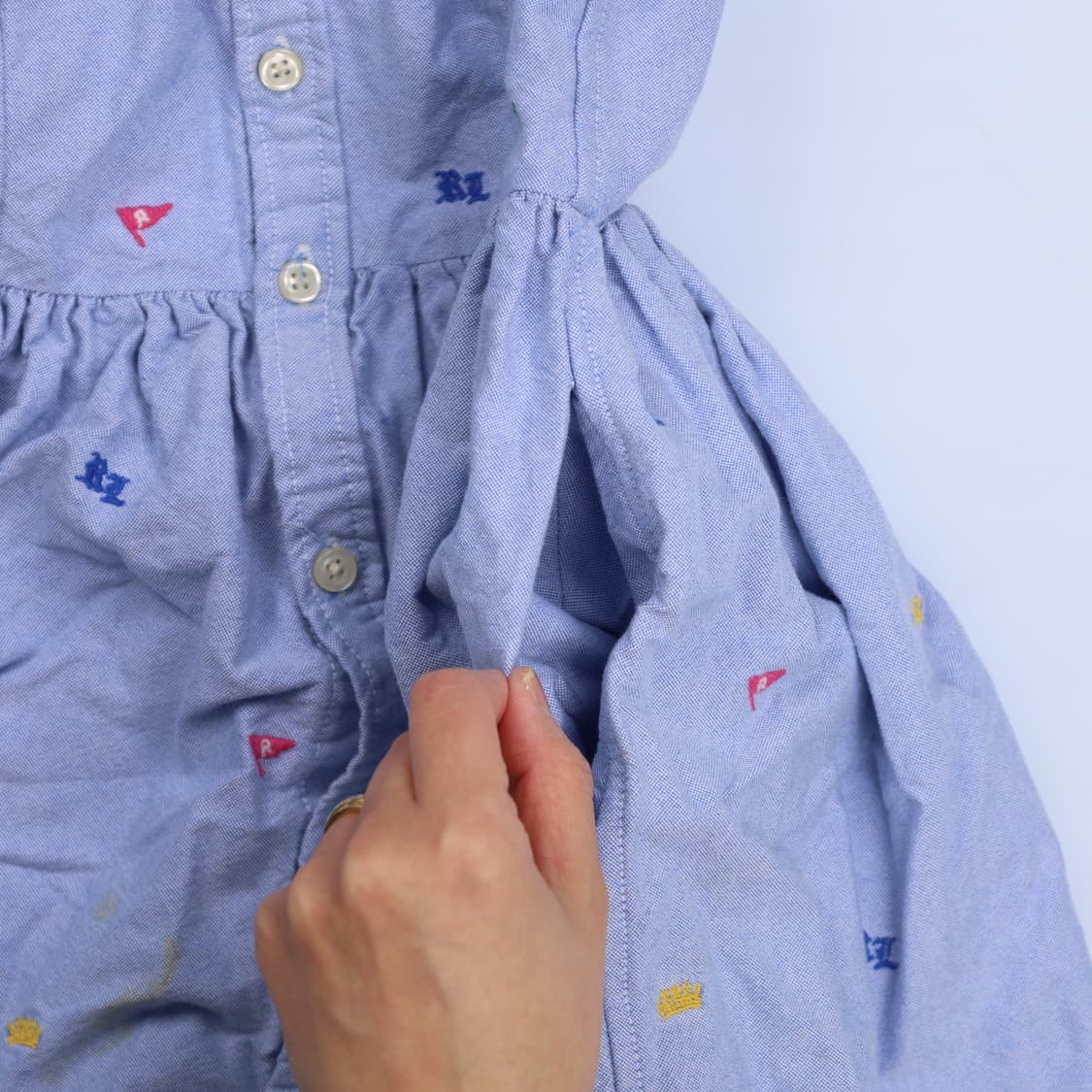 12 폴로 키즈 데님셔츠 원피스 0210H1 상품이미지7