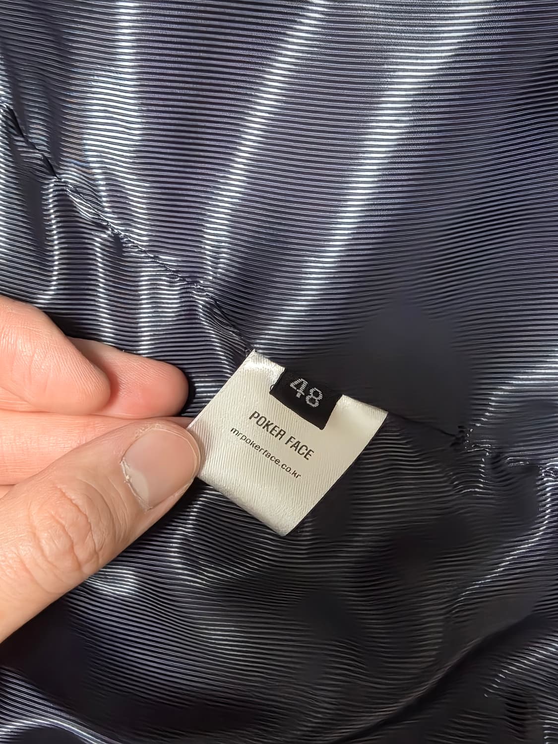 포커페이스 체크 모헤어 가디건 (48) 상품이미지3