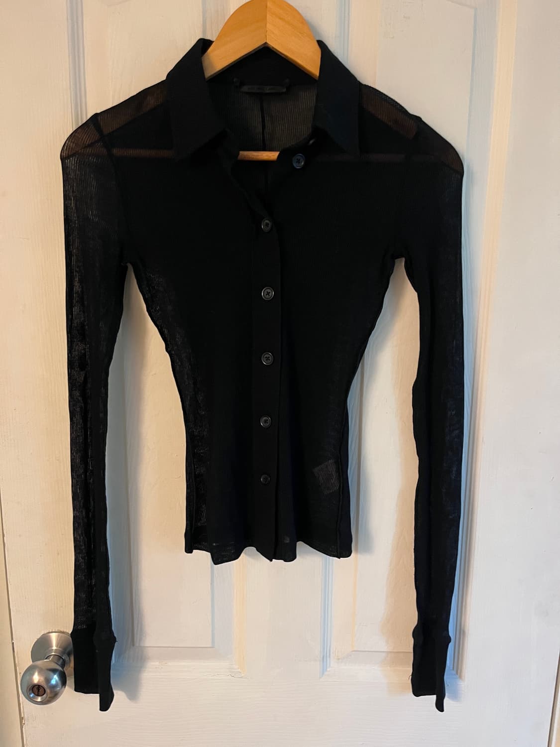 헬뮤트랭 시스루 가디건  0사이즈 상품이미지1