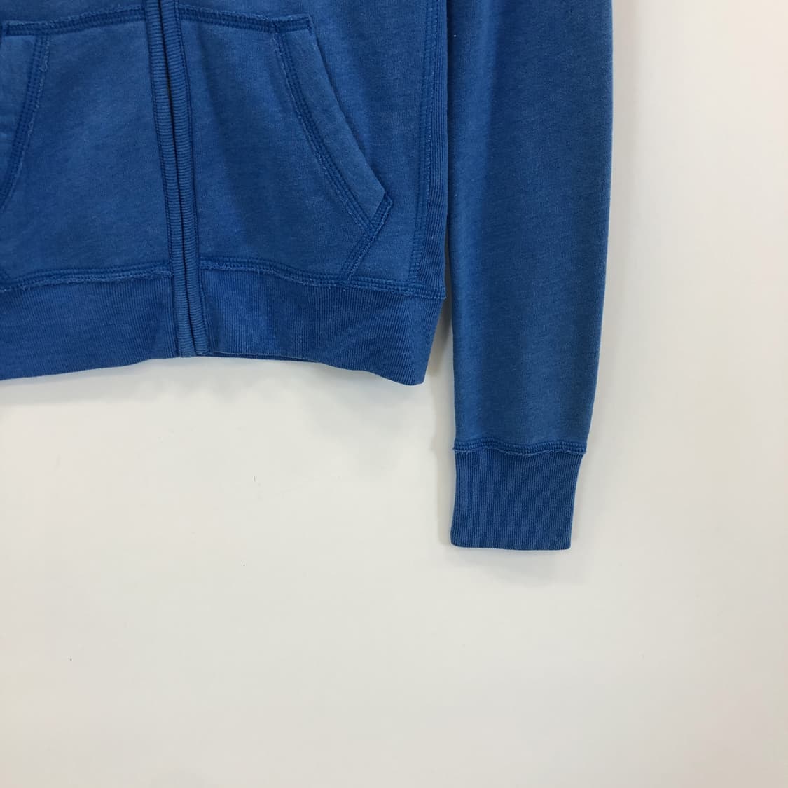 아베크롬비 Y2K 블루 후드집업 S  상품이미지3