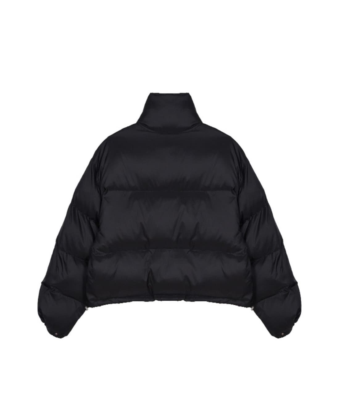 PUFFER HIGH NECK SHORT PADDING_BLACK 상품이미지4