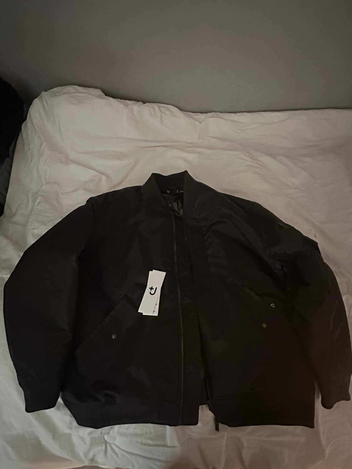 유니클로 x 질샌더 ma-1 그레이 xxxl 사이즈 1회 착용 판매 상품이미지1