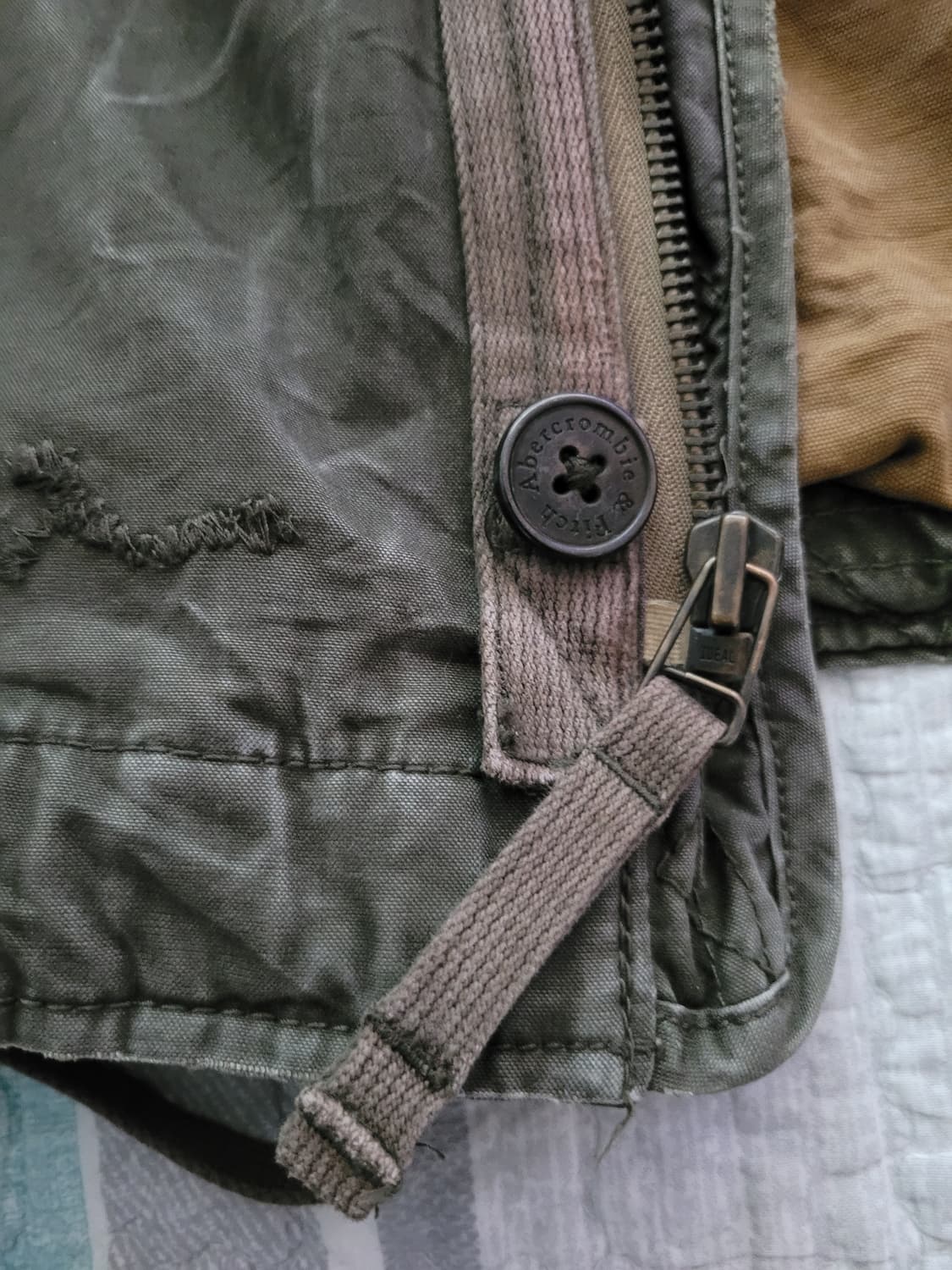 아베크롬비 Abercrombie 빈티지워싱 밀리터리 필드야상자켓 M 상품이미지6