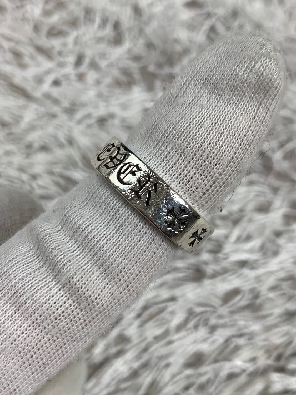 [US 7.5] 백화점판 정품 크롬하츠 포에버링 6mm 상품이미지6