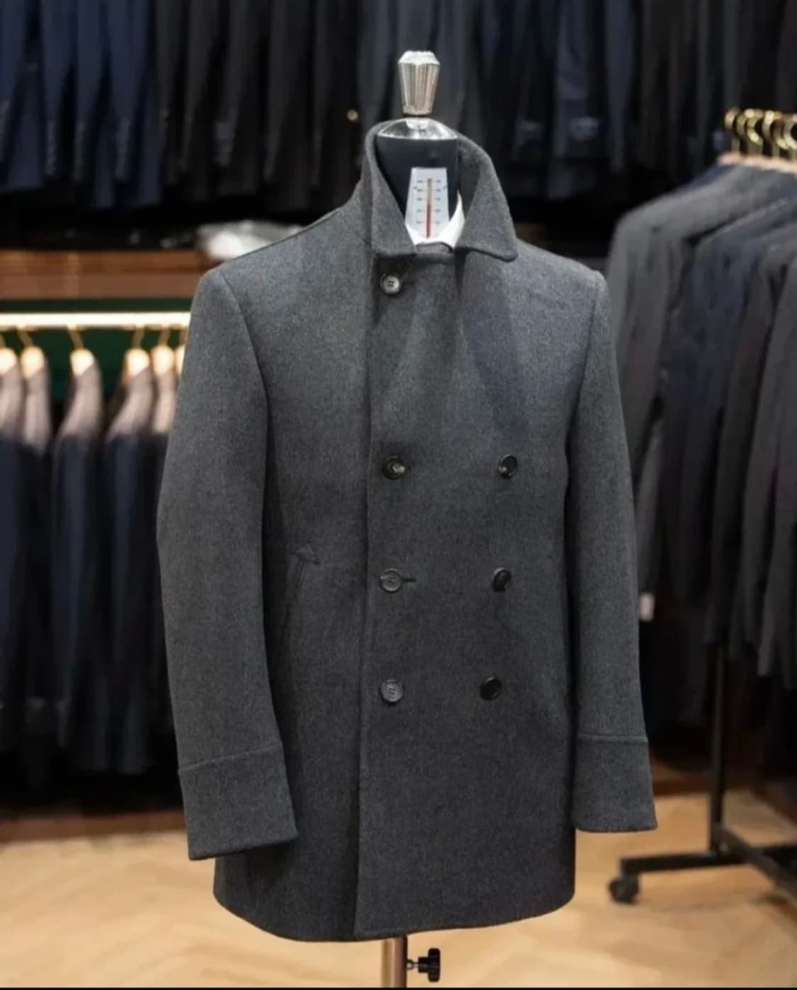 [52]라마르쉐X로베레 캐시미어울 피코트 / 링자켓 상품이미지2