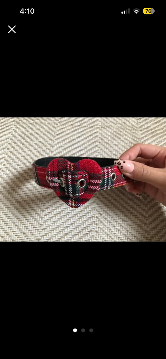 [새상품] 하트 버클 펑크룩 초커 상품이미지3