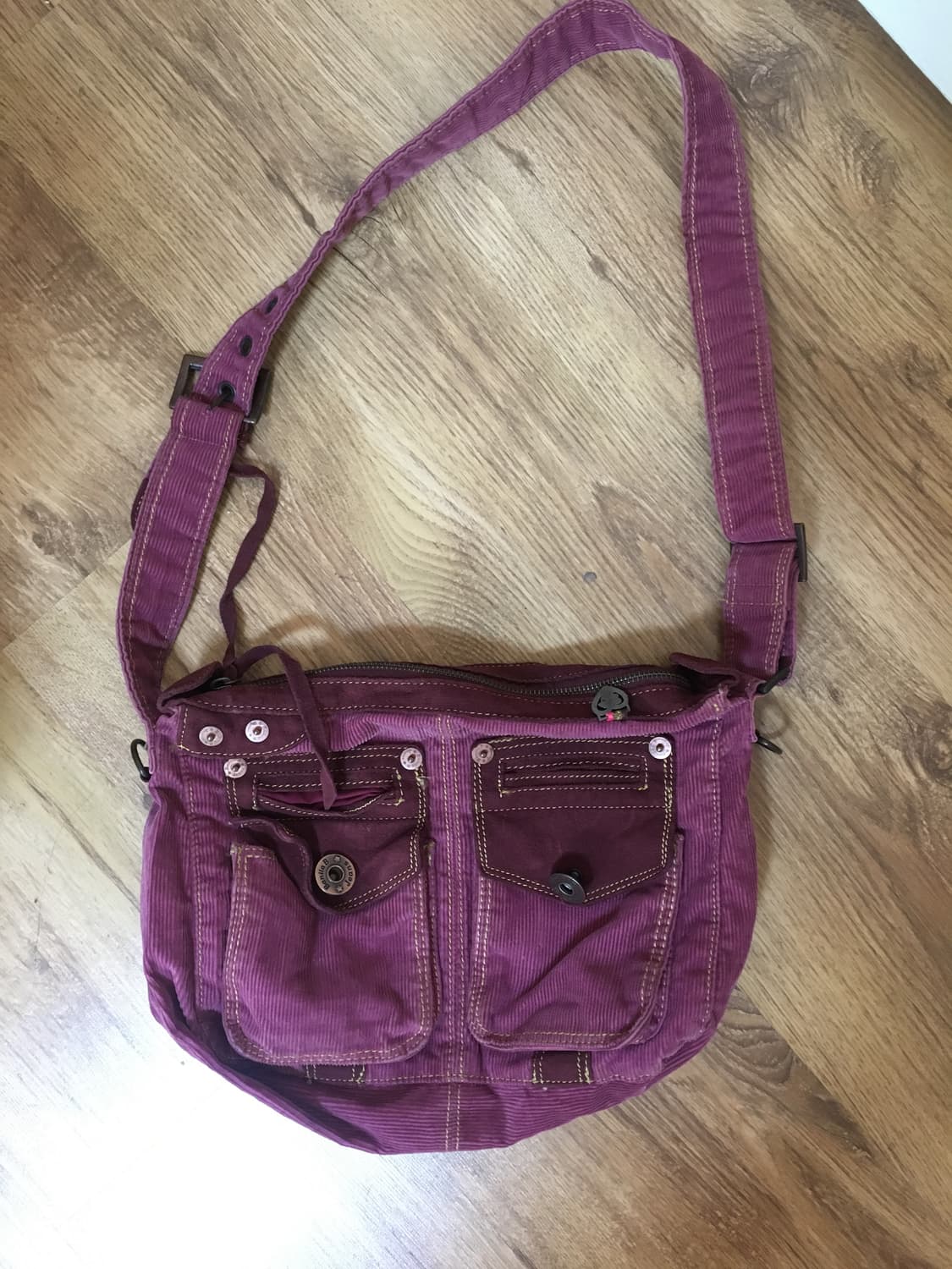 빈티지 골덴 숄더백 상품이미지1