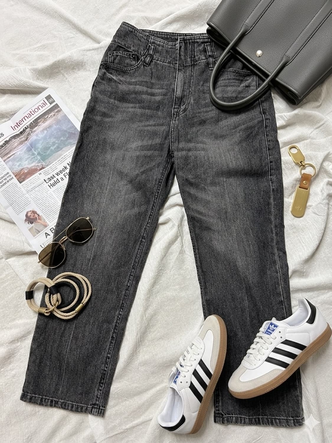 System 흑청 여성 데님 팬츠 상품이미지1