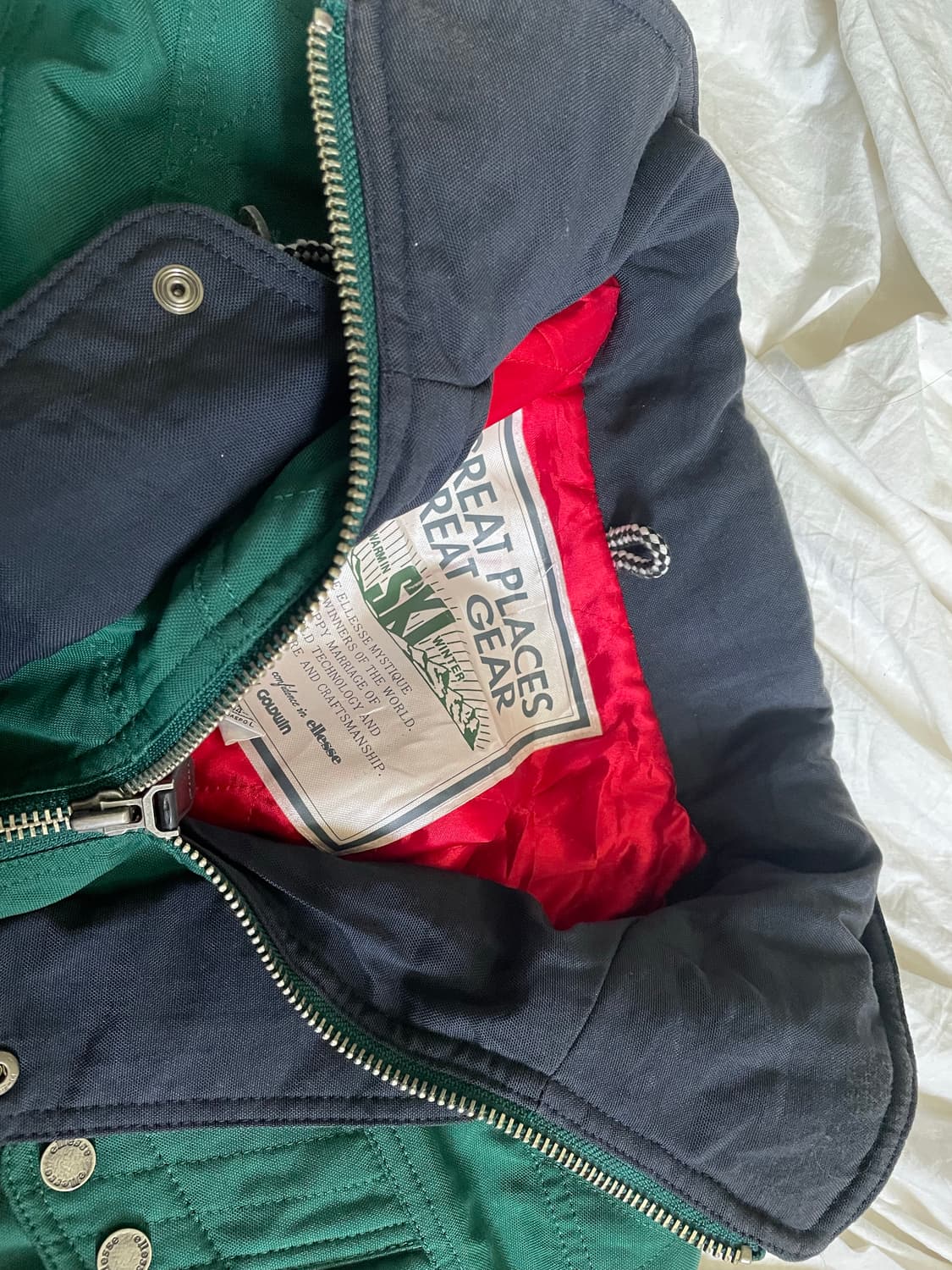 Ellesse 90's  빈티지 스키 크롭 자켓 상품이미지4