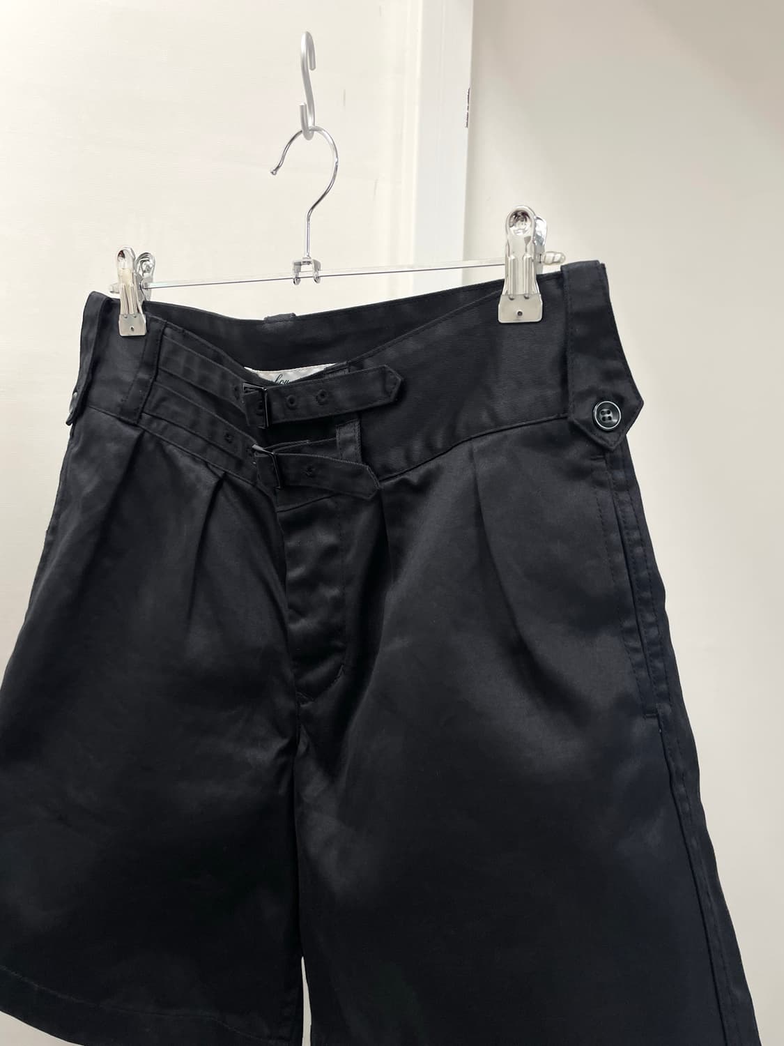 빔즈보이 더블 벨티드 코팅 데님 쇼츠 상품이미지2
