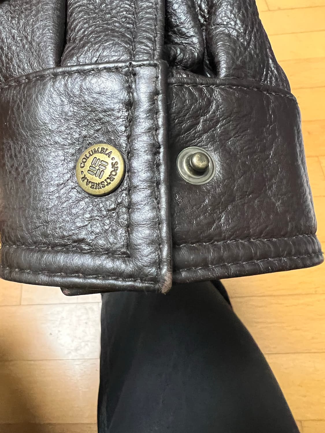 Coulmbia Leather bomber jacket XL 상품이미지8