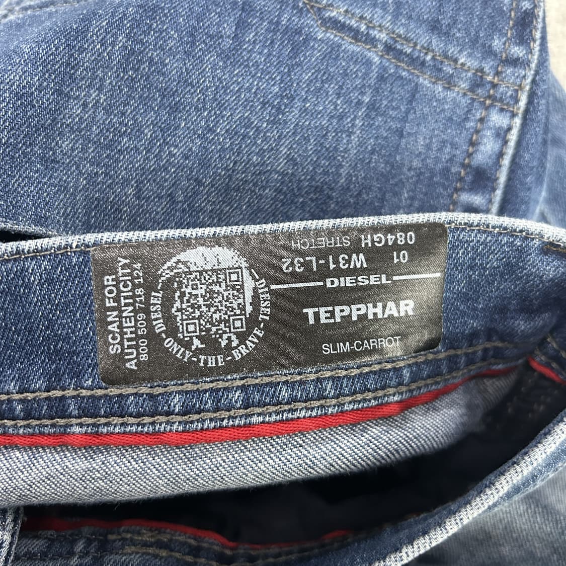디젤 데님 청바지 데미지 워싱진 L 상품이미지6