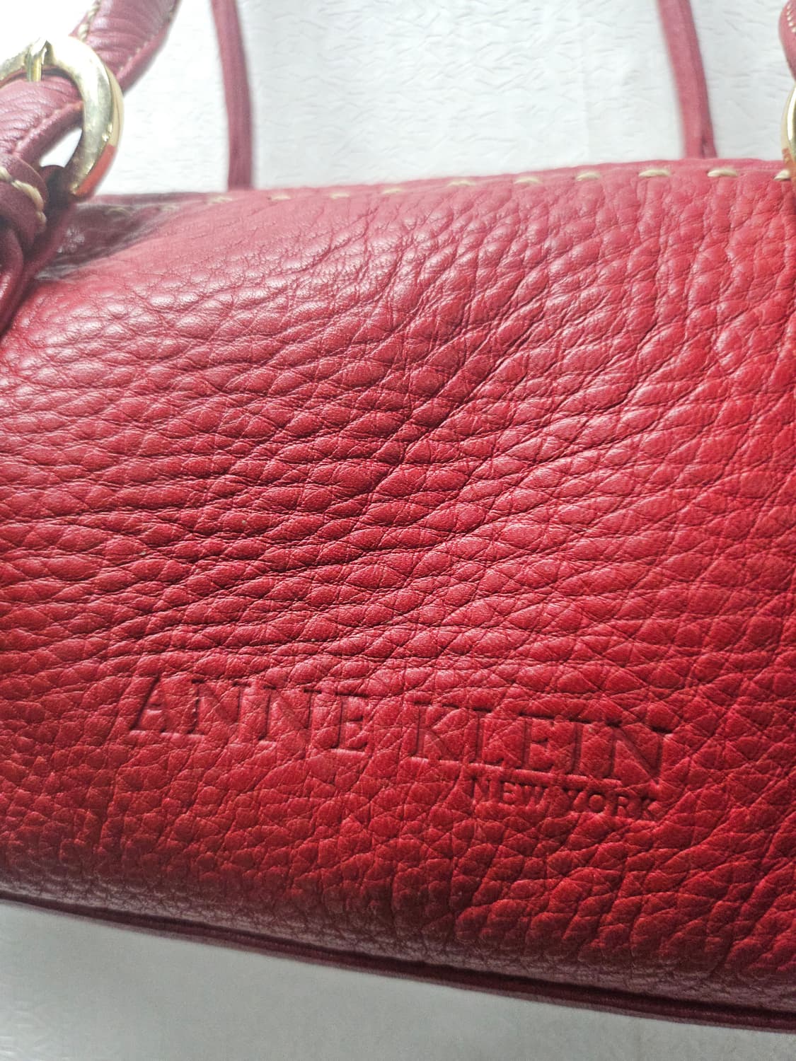 ANNE KLEIN 레더 숄더백 상품이미지2