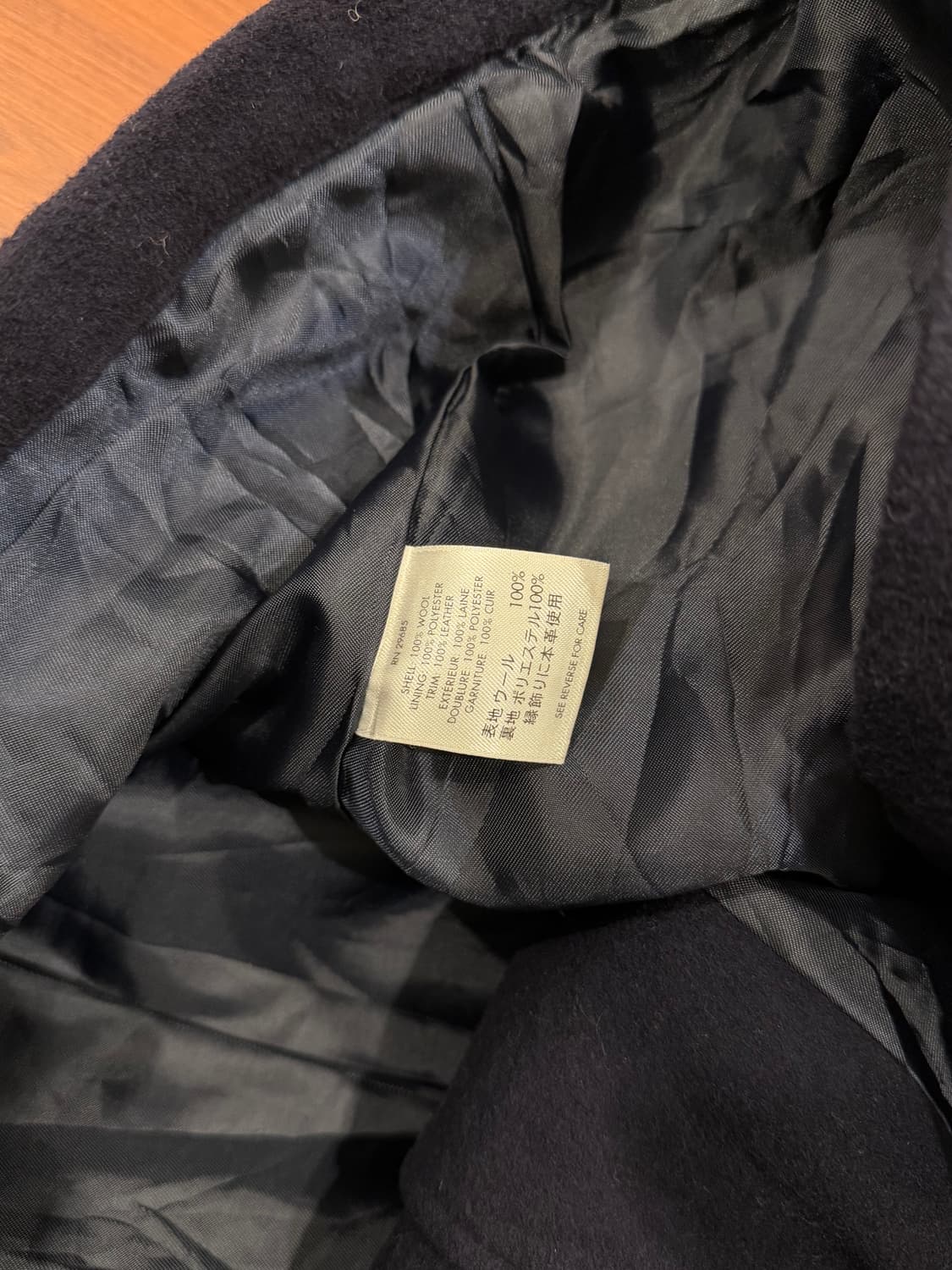 90-00s Pendleton 펜들턴 버진 울 하프 코트 상품이미지10