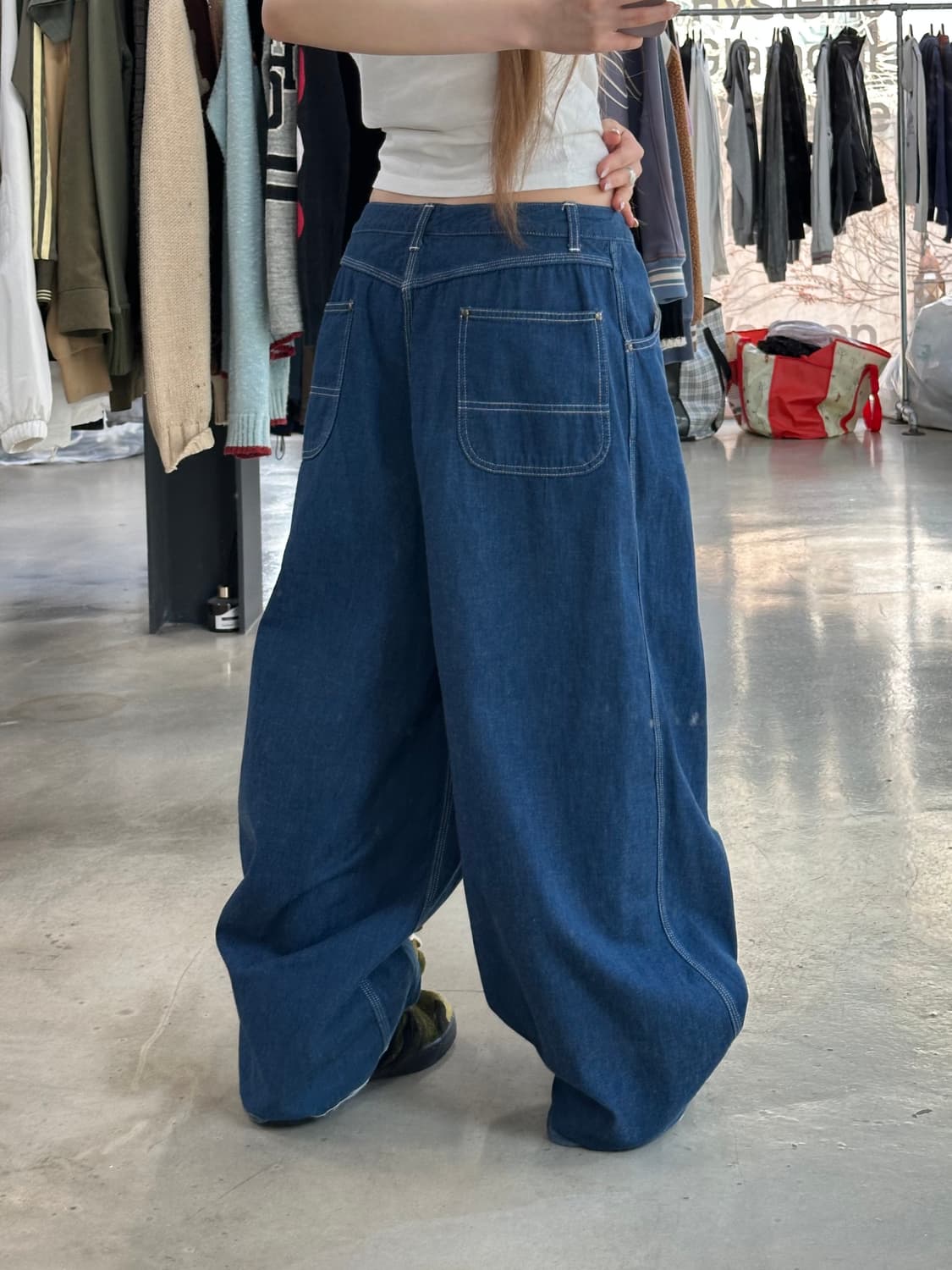 니들스 HD 데님 벌룬 페인터 팬츠 상품이미지3