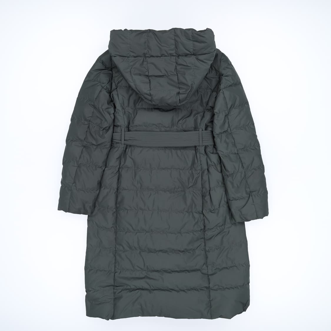 [90-165] 헤지스 그린 스트랩 구스다운 롱 패딩 점퍼 N6871 상품이미지2