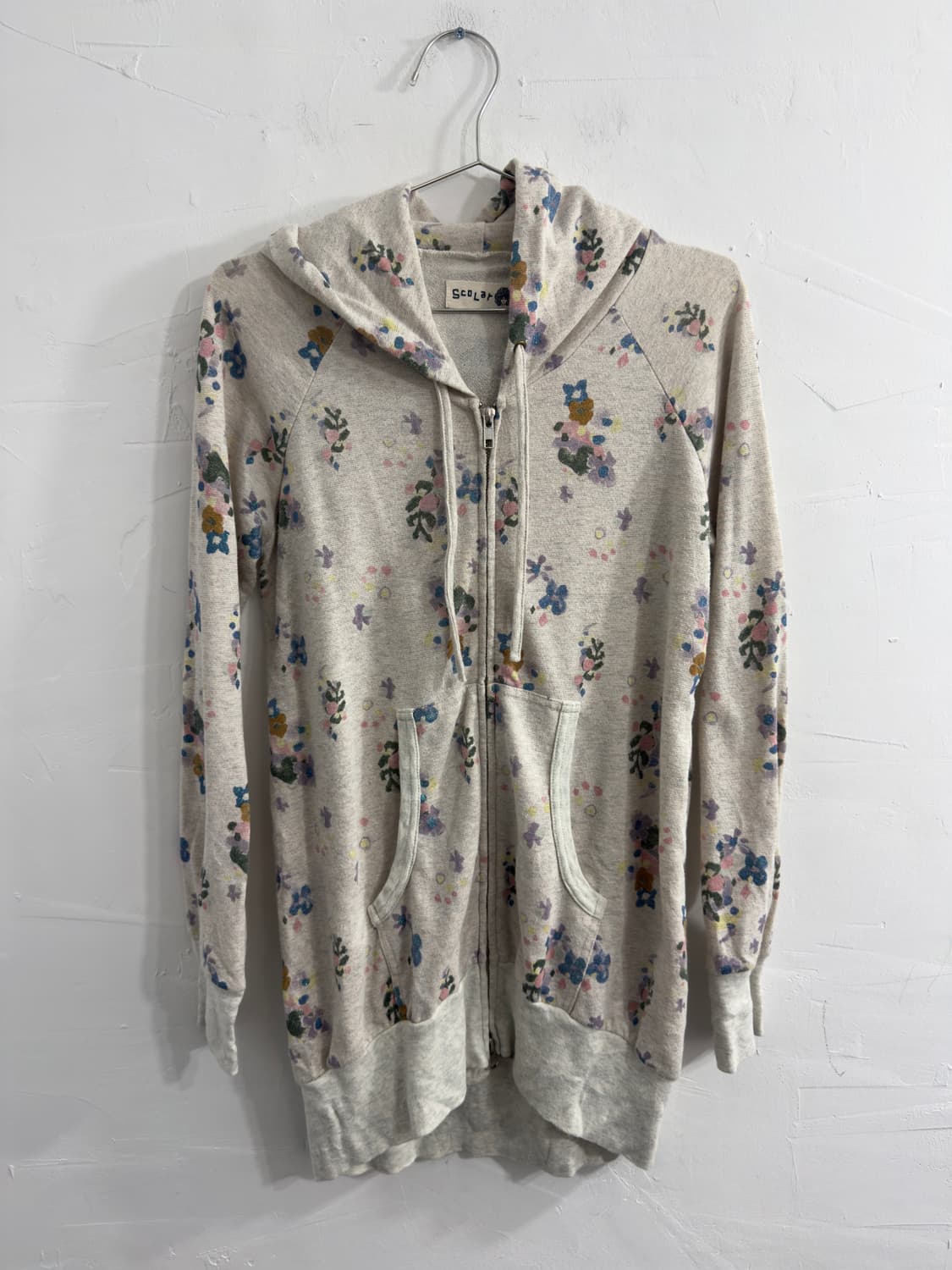 scolar flower twowayhood zipup 상품이미지1