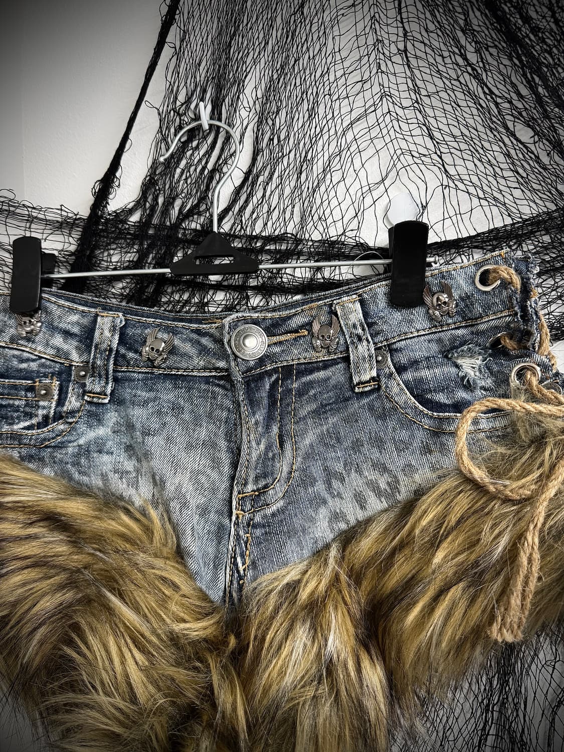 00s leopard pattern fur pants 상품이미지2