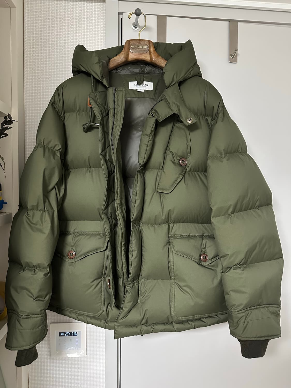 이스트로그 raf 라프 다운 패딩 (올리브 카키) XL 판매 상품이미지3