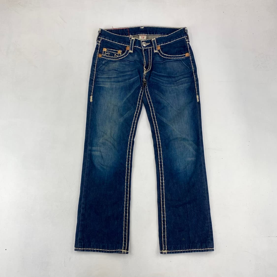 트루릴리전 스트레이트 스티치 데님 진 (33) 상품이미지1