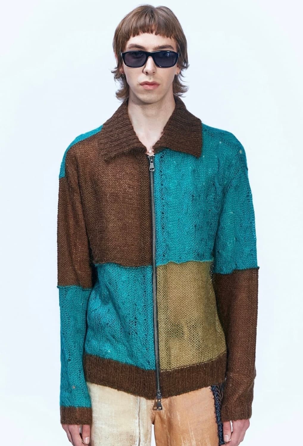 앤더슨벨 마테이라 패치워크 가디건 (새상품) S 상품이미지1