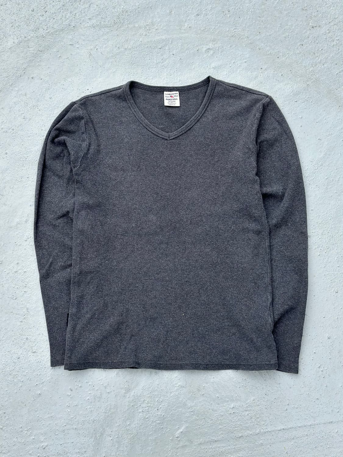 JPN Avirex 빈티지 아비렉스 골지 롱슬리브 상품이미지1