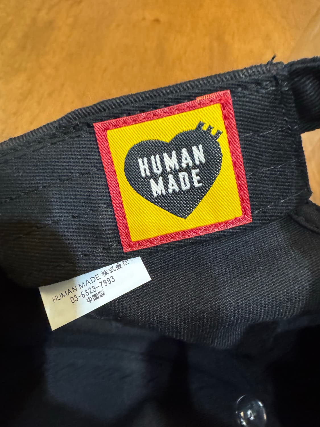 [OS] 휴먼메이드 6패널 트윌캡 블랙  상품이미지5