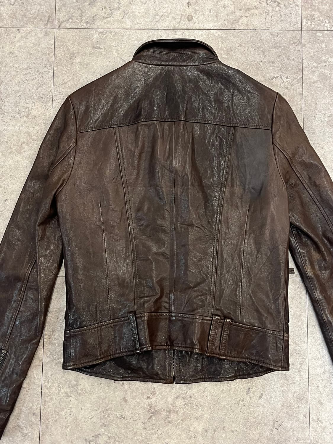 빈티지 양가죽 자켓 브라운 55 #csz3955 상품이미지4