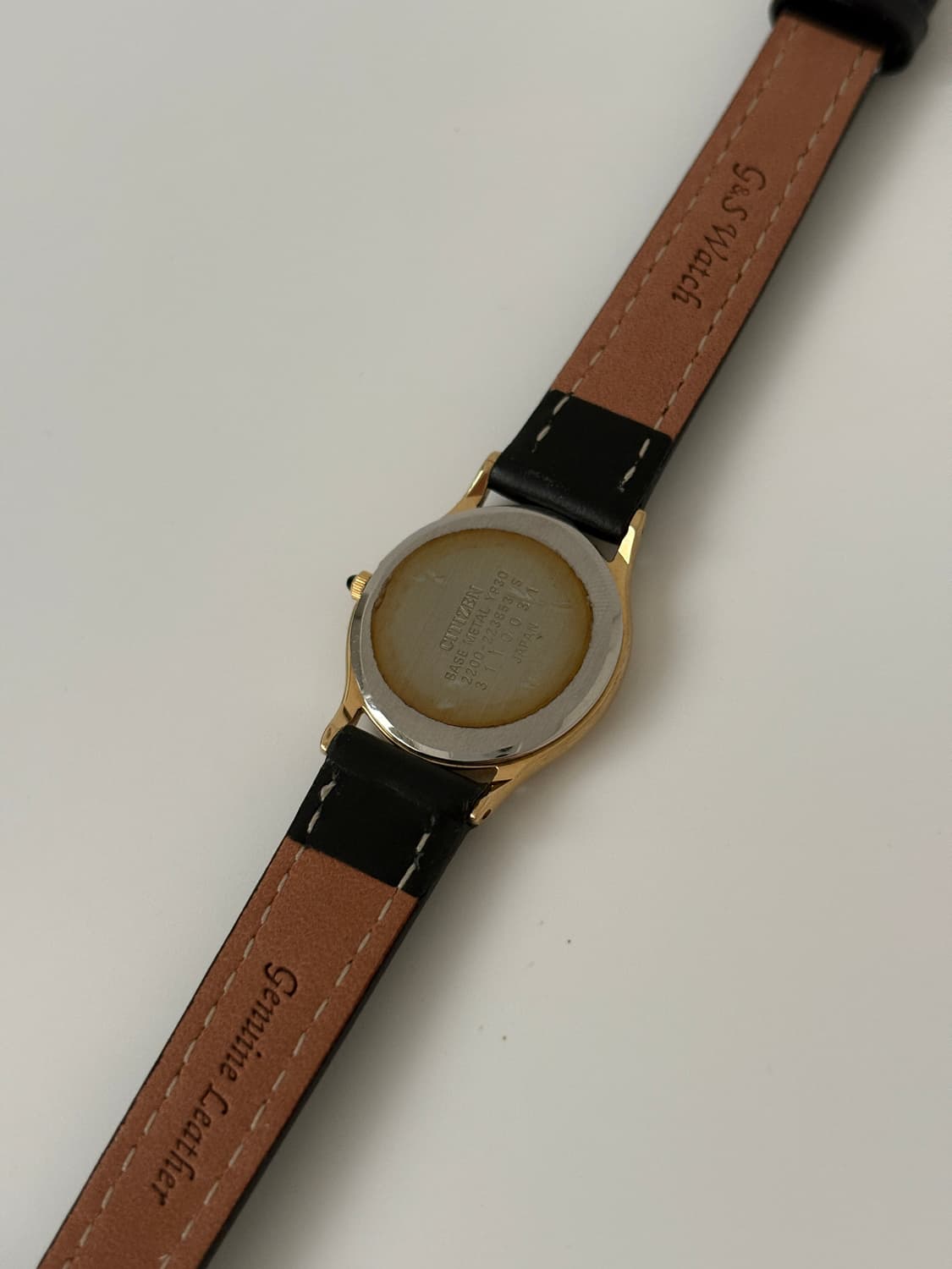 80s Exceed gold oval Ladies Quartz 상품이미지7