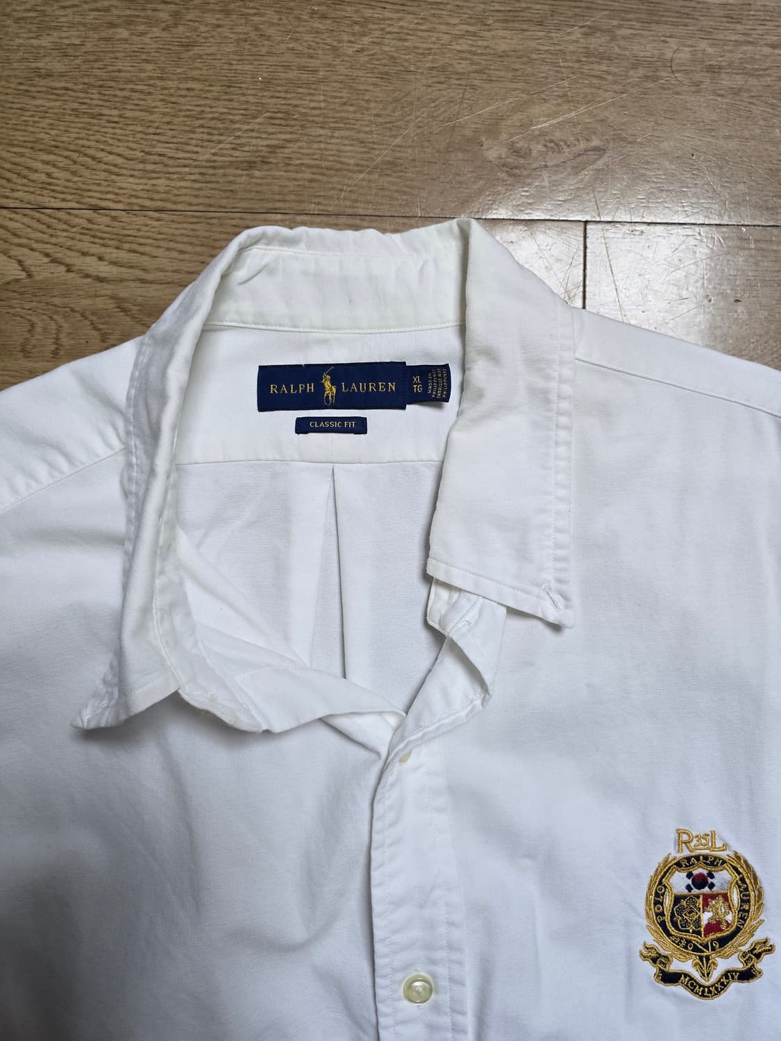 폴로 35주년기념 크레스트 옥스포드셔츠 XL 상품이미지2