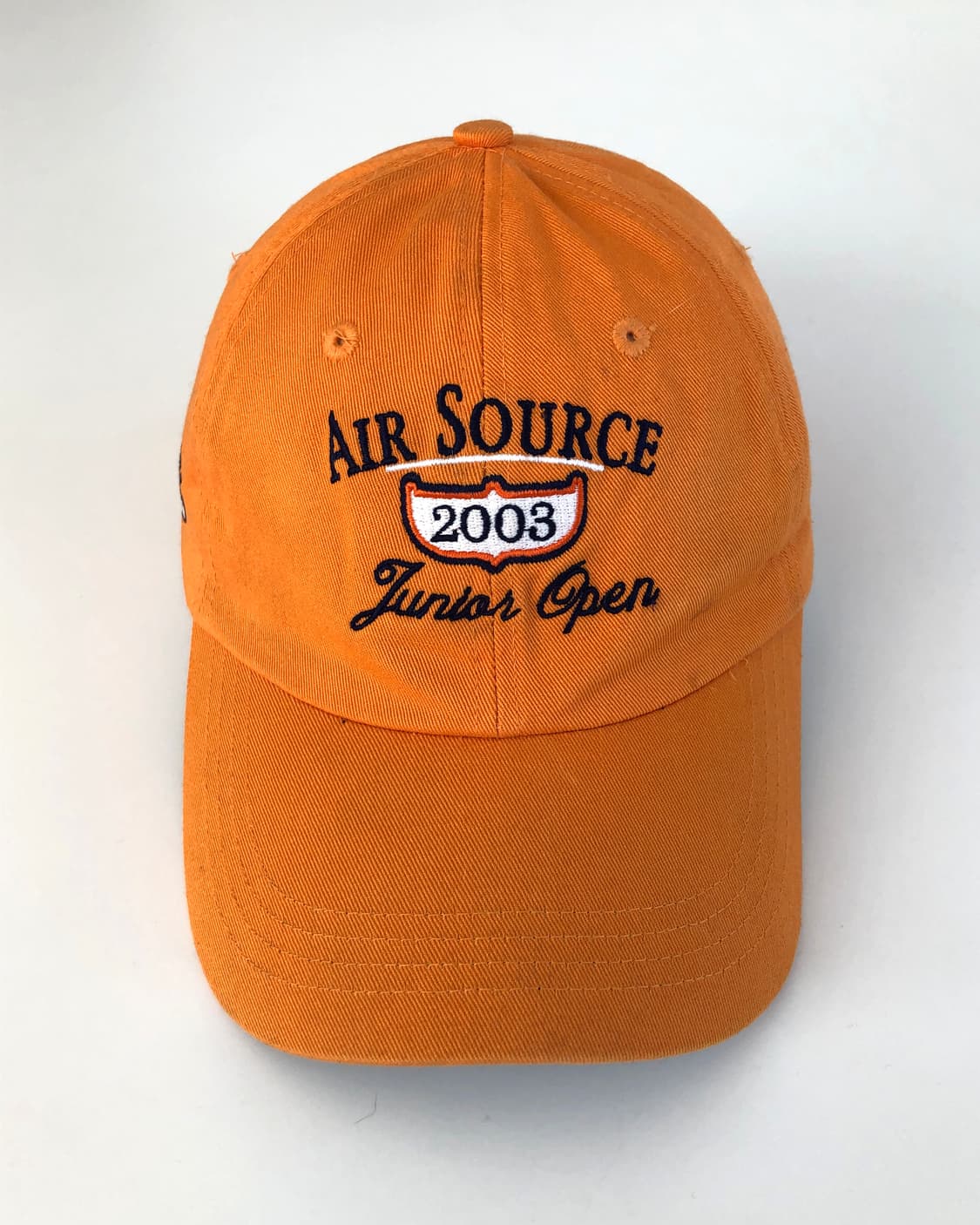 미국 빈티지 Air Source 오렌지 배색 자수 볼캡 모자 상품이미지1