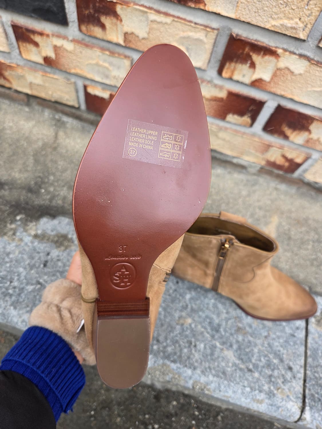 ASH 스웨이드 앵글부츠 37 상품이미지9