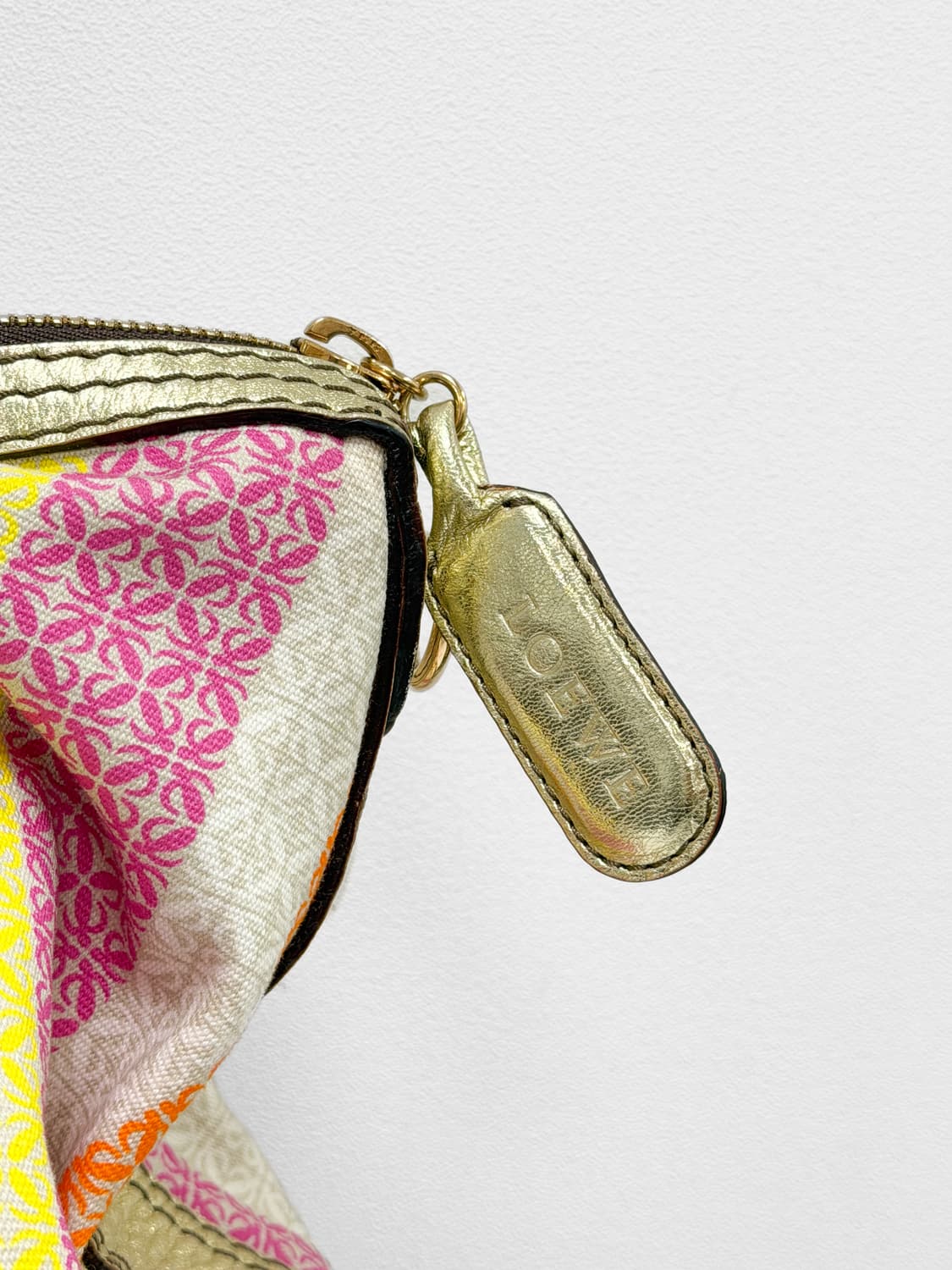 로에베 멀티 스트라이프 캔버스 토트백 상품이미지2