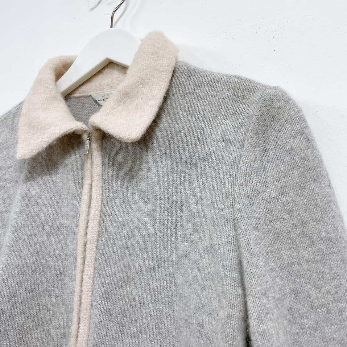 발렌시아가 울 앙고라 니트 집업 상품이미지3