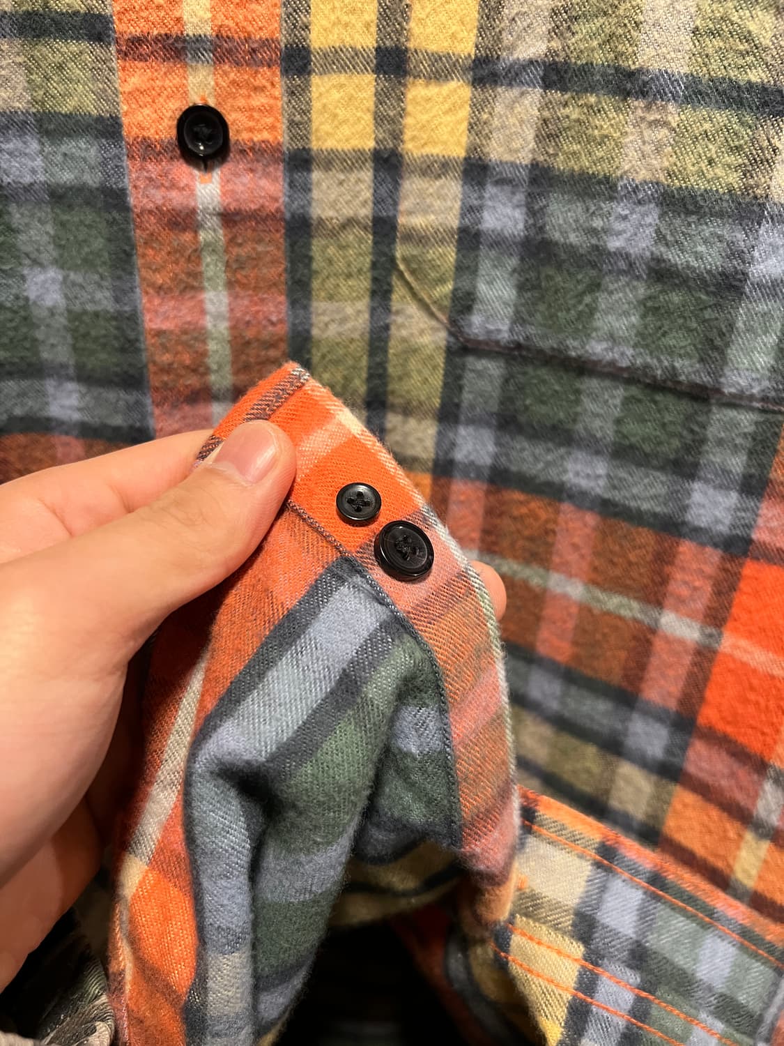 [M]L.L.Bean 엘엘빈 타탄체크 플란넬 셔츠 상품이미지5