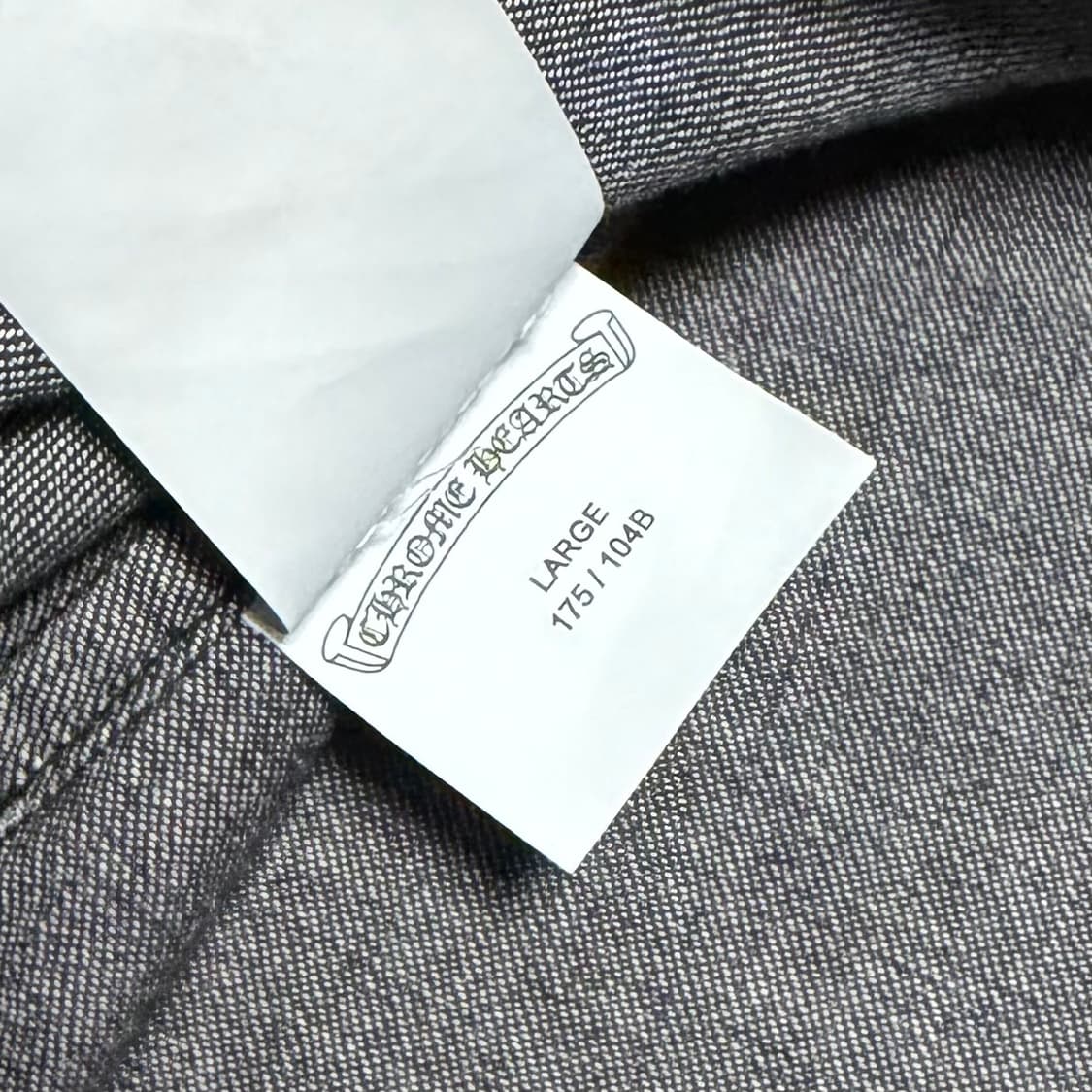 [L/새상품급] 크롬하츠 레더패치 데님 셔츠 자켓 상품이미지7