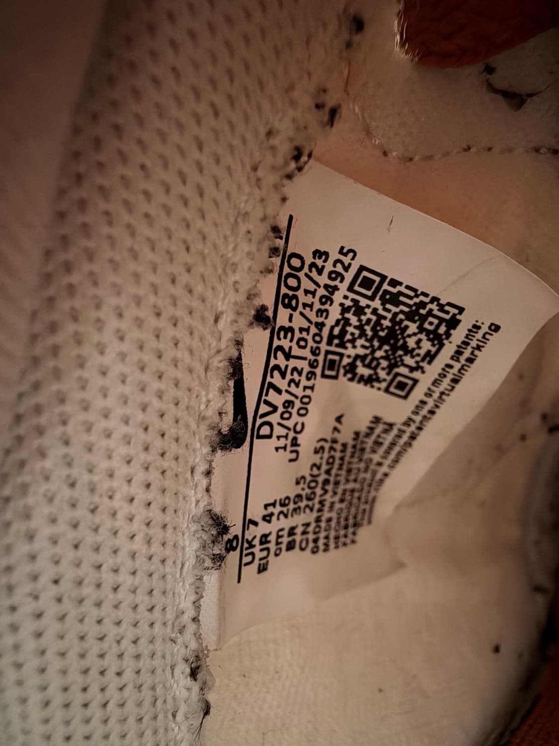 나이키 덩크 하이 오렌지 260mm 상품이미지6